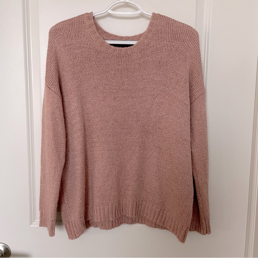 Forever 21 Women’s Knit Pink Sweater Sz Medium